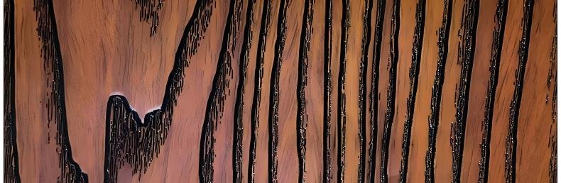PVC synchronous wood grain decorative film